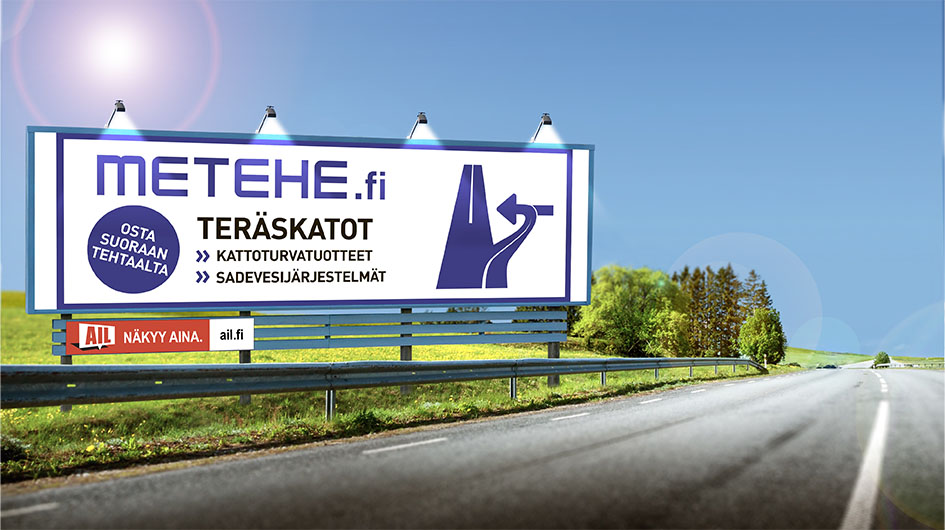 Liikennemainos AIL referenssi metehe