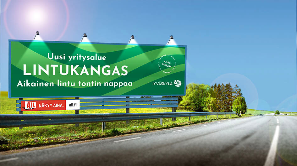 Liikennemainos AIL referenssi lintukangas