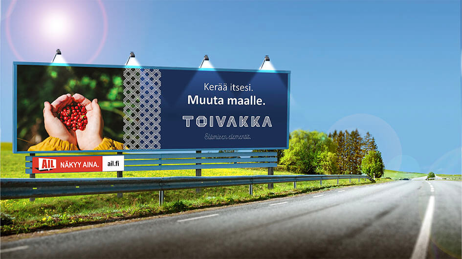 Liikennemainos AIL referenssi toivakka 3