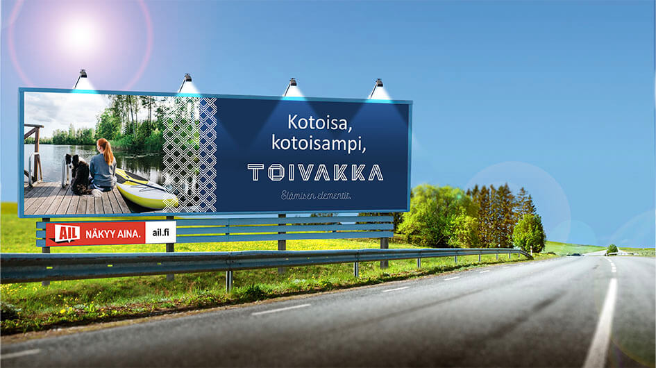 Liikennemainos AIL referenssi toivakka 2