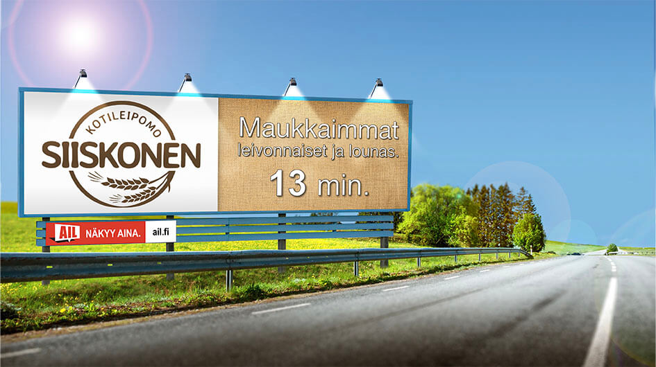 Liikennemainos AIL referenssi siiskonen